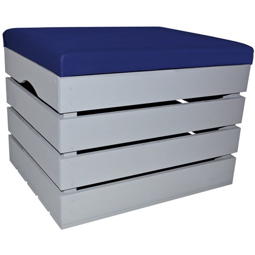 PUFA KUFER SKRZYNIA drewniana sosnowa siedzisko 50cm MALOWANA SZARA - 50 wzorów ze sklepu Stylion w kategorii Zegarki - zdjęcie 185962430