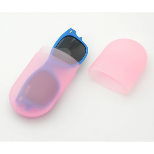 Etui Futerał na okulary dla dzieci Różowe STHC-21S-B ze sklepu Stylion w kategorii Zegarki - zdjęcie 185962490