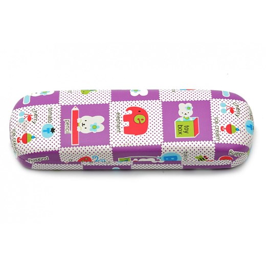 Etui Futerał na okulary dla dzieci Fioletowe STHC-22C ze sklepu Stylion w kategorii Zegarki - zdjęcie 185962491