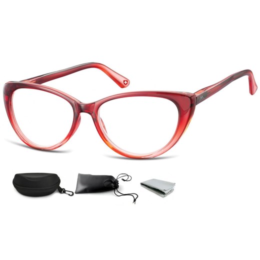 Plusy Okulary Do Czytania Kocie MR64B moc: +3,5 ze sklepu Stylion w kategorii Czapki zimowe męskie - zdjęcie 185962520