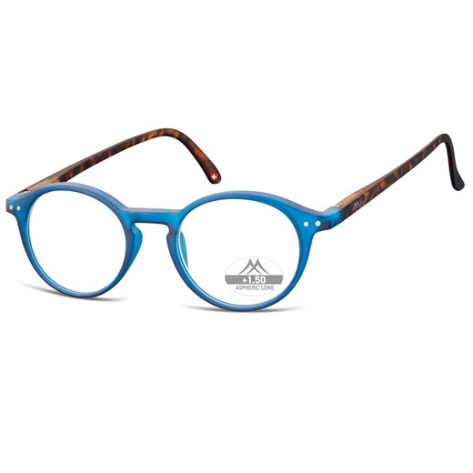 Asferyczne Okulary Lenonki do Czytania Montana Plusy MR65e moc: +3,5 ze sklepu Stylion w kategorii Okulary korekcyjne damskie - zdjęcie 185962562