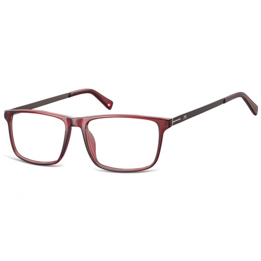Okulary oprawki korekcyjne Nerdy Unisex Montana MA59D bordowe + grafitowy zausznik ze sklepu Stylion w kategorii Zegarki - zdjęcie 185962584