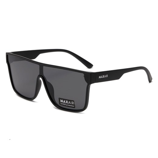 Męskie okulary przeciwsłoneczne pełne MAXAIR z filtrem UV400 czarne ST-MAX3 ze sklepu Stylion w kategorii Okulary przeciwsłoneczne męskie - zdjęcie 185962682