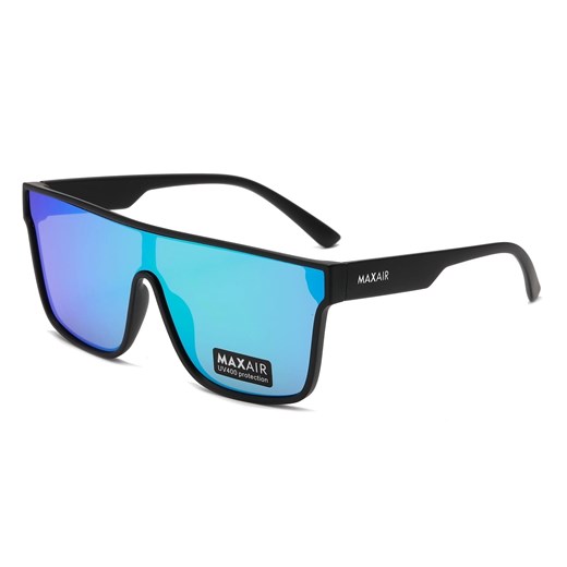 Męskie okulary przeciwsłoneczne pełne MAXAIR z filtrem UV400 Black/Green ST-MAX3C ze sklepu Stylion w kategorii Okulary przeciwsłoneczne męskie - zdjęcie 185962694