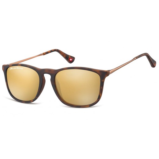 Okulary dziecięce nerdy Unisex lustrzanki matowe CS72D ze sklepu Stylion w kategorii Okulary przeciwsłoneczne dziecięce - zdjęcie 185962740