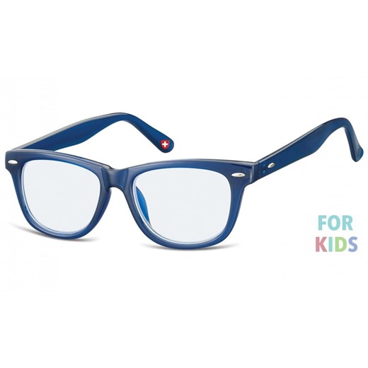 Dziecięce okulary z Filtrem Niebieskim do komputera zerówki Nerdy KBLF1B Granatowe - id: 4251 - marki Montana - 185962744 Dziecięce okulary z Filtrem Niebieskim do komputera zerówki Nerdy KBLF1B Granatowe ze sklepu Stylion w kategorii Akcesoria dziecięce - zdjęcie 185962744