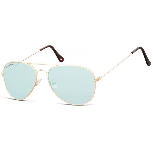 Miętowe Okulary Przeciwsłoneczne Pilotki Aviator Montana FS86B ze sklepu Stylion w kategorii Zegarki - zdjęcie 185962791
