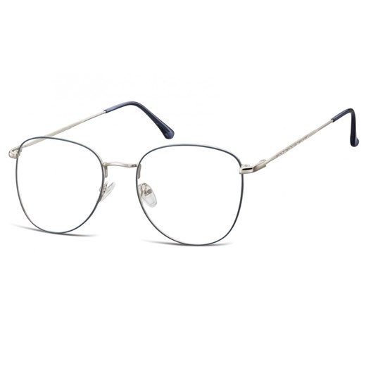 Oprawki okulary Pilotki zerówki korekcyjne 924E niebiesko-srebrne - id: 4351 - marki Sunoptic - 185962810 Oprawki okulary Pilotki zerówki korekcyjne 924E niebiesko-srebrne ze sklepu Stylion w kategorii Zegarki - zdjęcie 185962810