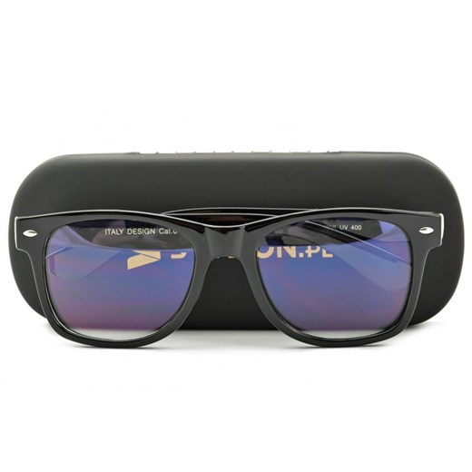 Okulary Nerd z filtrem światła niebieskiego do komputera zerówki R-BL-1580K ze sklepu Stylion w kategorii Zegarki - zdjęcie 185962892