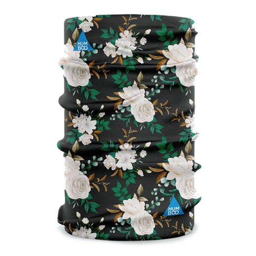 Komin Szal Chusta Szalik Kominiarka Cienki Lekki - SC.22 BIAŁE RÓŻE ze sklepu Stylion w kategorii Szaliki i chusty damskie - zdjęcie 185962984