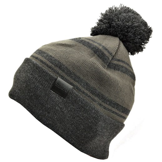 Męska czapka zimowa z pomponem szaro/czarna L/XL 2MORO ST-557 ze sklepu Stylion w kategorii Zegarki - zdjęcie 185962992