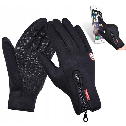 Rękawice zimowe dotykowe na rower RKW2-S rozm. S ze sklepu Stylion w kategorii Rękawiczki męskie - zdjęcie 185963013