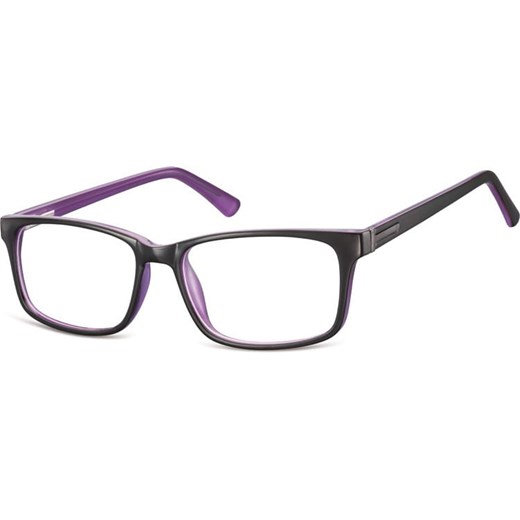 Oprawki okulary zerowki korekcja Sunoptic CP150E czarno-fioletowe - id: 4970 - marki Sunoptic - 185963073 Oprawki okulary zerowki korekcja Sunoptic CP150E czarno-fioletowe ze sklepu Stylion w kategorii Zegarki - zdjęcie 185963073