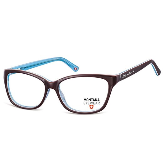Damskie okulary oprawki brazowe cat eye Montana MA80D ze sklepu Stylion w kategorii Zegarki - zdjęcie 185963090