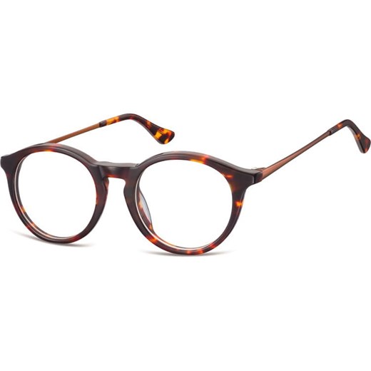Okrągłe okulary oprawki zerowki korekcyjne Sunoptic AC47 ze sklepu Stylion w kategorii Zegarki - zdjęcie 185963104