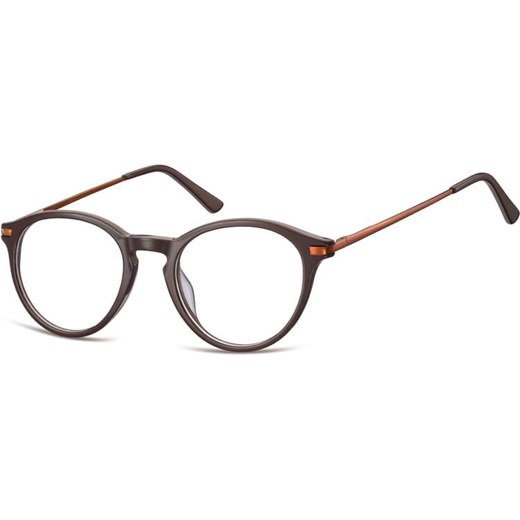 Okrągłe okulary oprawki zerowki korekcyjne Sunoptic AC50C ze sklepu Stylion w kategorii Zegarki - zdjęcie 185963114