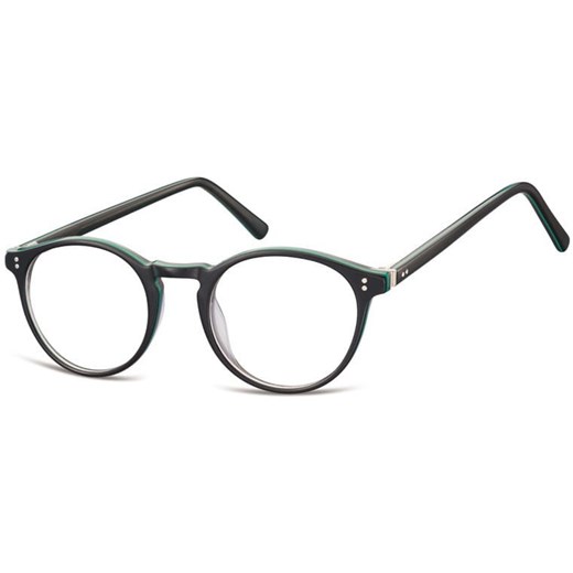 Okrągłe okulary oprawki zerowki korekcyjne Sunoptic AC43E ze sklepu Stylion w kategorii Zegarki - zdjęcie 185963150