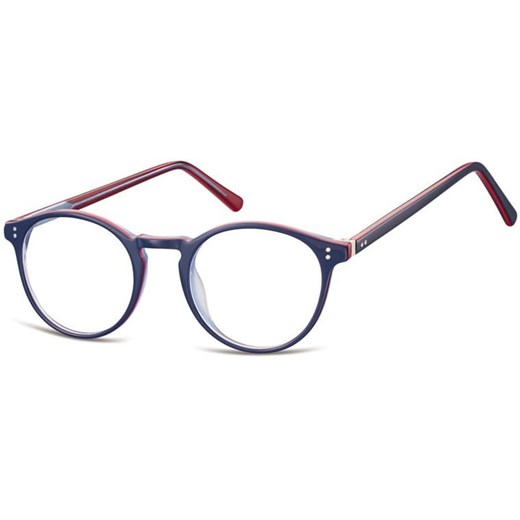 Okrągłe okulary oprawki zerowki korekcyjne Sunoptic AC43F ze sklepu Stylion w kategorii Zegarki - zdjęcie 185963151