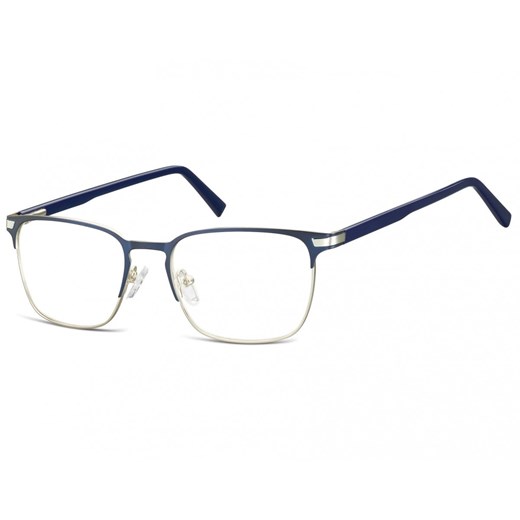 Okulary oprawki optyczne korekcyjne Sunoptic 917A granatowo-srebrne ze sklepu Stylion w kategorii Okulary korekcyjne damskie - zdjęcie 185963180