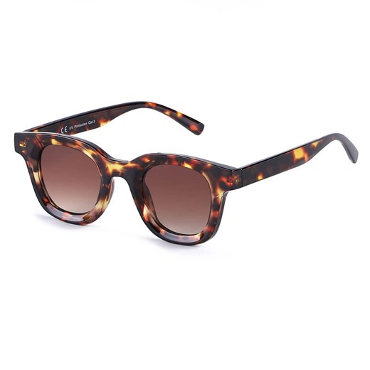 Panterkowe okulary przeciwsłoneczne z filtrem UV400 SVM-15A ze sklepu Stylion w kategorii Zegarki - zdjęcie 185963293