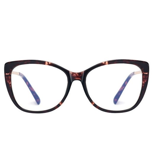 Okulary kocie do komputera damskie z filtrem BLUE Light zerówki 2564-1 ze sklepu Stylion w kategorii Okulary zerówki damskie - zdjęcie 185963320