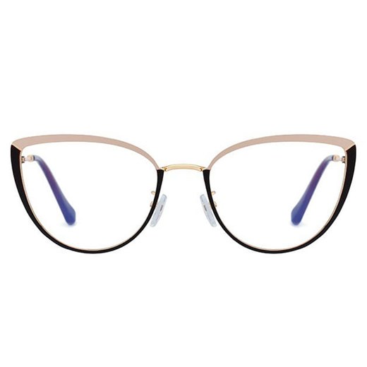 Okulary kocie do komputera damskie z filtrem BLUE Light zerówki 2583-1 ze sklepu Stylion w kategorii Okulary zerówki damskie - zdjęcie 185963342