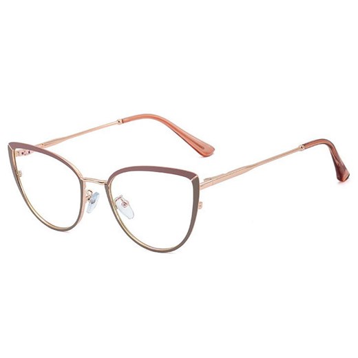 Okulary kocie do komputera damskie z filtrem BLUE Light zerówki 2583-2 ze sklepu Stylion w kategorii Okulary zerówki damskie - zdjęcie 185963343