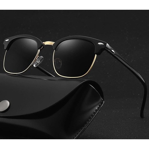 Okulary przeciwsłoneczne półramki z polaryzacją Unisex POL-5060 ze sklepu Stylion w kategorii Okulary przeciwsłoneczne męskie - zdjęcie 185963381