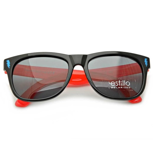 Okulary dziecięce przeciwsłoneczne nerdy polaryzacyjne EST-705B ze sklepu Stylion w kategorii Okulary przeciwsłoneczne męskie - zdjęcie 185963402