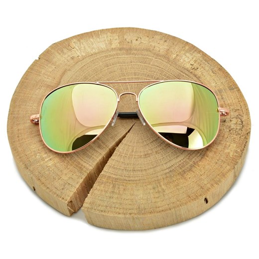 Okulary przeciwsłoneczne aviator pilotki lustrzane STD-90 ze sklepu Stylion w kategorii Okulary przeciwsłoneczne damskie - zdjęcie 185963480