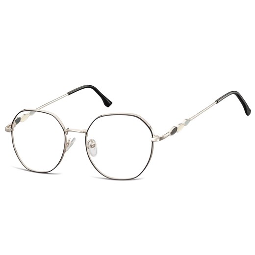 Okulary oprawki owalne zerówki metalowe korekcyjne L122B ze sklepu Stylion w kategorii Okulary korekcyjne damskie - zdjęcie 185963551