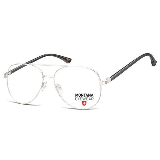 Okulary korekcyjne oprawki optyczne zerówki Montana MM599A srebrne ze sklepu Stylion w kategorii Okulary korekcyjne damskie - zdjęcie 185963554