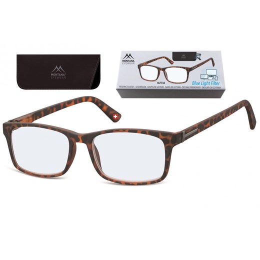 Okulary z filtrem do komputera i czytania moc: +1.50 z Antyrefleksem Montana BLFBOX73A ze sklepu Stylion w kategorii Okulary zerówki damskie - zdjęcie 185963643