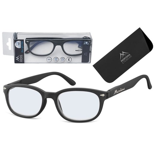 Okulary z filtrem Do Czytania i Komputera z Antyrefleksem Montana BLF70 moc: +3.5 ze sklepu Stylion w kategorii Okulary przeciwsłoneczne damskie - zdjęcie 185963700