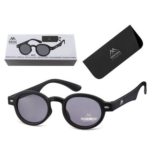 Przyciemniane Asferyczne Okulary do czytania Lenonki Montana MR92S moc: +1 ze sklepu Stylion w kategorii Okulary przeciwsłoneczne damskie - zdjęcie 185963720