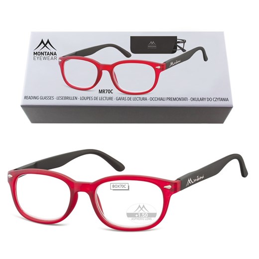 Okulary do Czytania asferyczne Montana BOX70C moc: +3 ze sklepu Stylion w kategorii Okulary przeciwsłoneczne damskie - zdjęcie 185963874