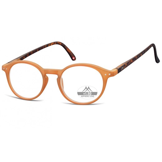 Asferyczne Okulary Lenonki do Czytania Montana Plusy MR65D moc: +2,5 ze sklepu Stylion w kategorii Okulary przeciwsłoneczne damskie - zdjęcie 185963911
