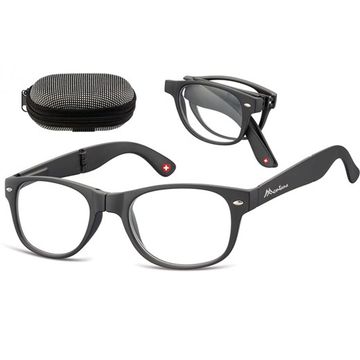 Składane Asferyczne Okulary do Czytania moc: +1 Montana MFR61 ze sklepu Stylion w kategorii Okulary korekcyjne damskie - zdjęcie 185964012