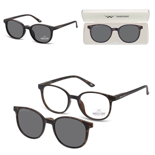 2w1 - Plusy +3.00 OKULARY DO CZYTANIA + NAKŁADKA PRZECIWSŁONECZNA z Polaryzacją CLIP-MRC-2A - id: 497 - marki Montana - 185964271 2w1 - Plusy +3.00 OKULARY DO CZYTANIA + NAKŁADKA PRZECIWSŁONECZNA z Polaryzacją CLIP-MRC-2A ze sklepu Stylion w kategorii Okulary korekcyjne damskie - zdjęcie 185964271