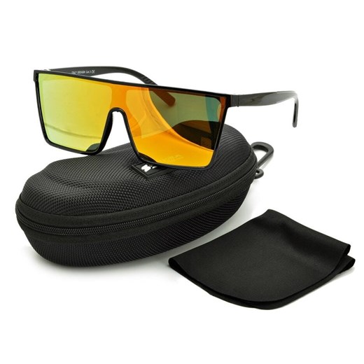 Męskie Okulary przeciwsłoneczne Pilotki Pełne Lustro UV400 STR-1647B ze sklepu Stylion w kategorii Okulary przeciwsłoneczne męskie - zdjęcie 185964273