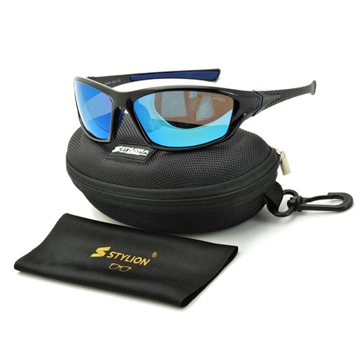 Męskie sportowe okulary lustrzane przeciwsłoneczne z polaryzacją SPD122LA - id: 6849 - marki Stylion - 185964283 Męskie sportowe okulary lustrzane przeciwsłoneczne z polaryzacją SPD122LA ze sklepu Stylion w kategorii Okulary przeciwsłoneczne męskie - zdjęcie 185964283