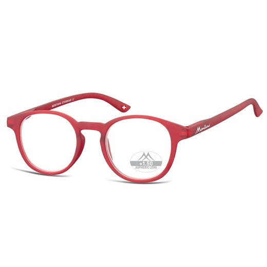 Asferyczne Okulary Lenonki do Czytania moc: +3.50 Plusy Montana MR52B ze sklepu Stylion w kategorii Zegarki - zdjęcie 185964382