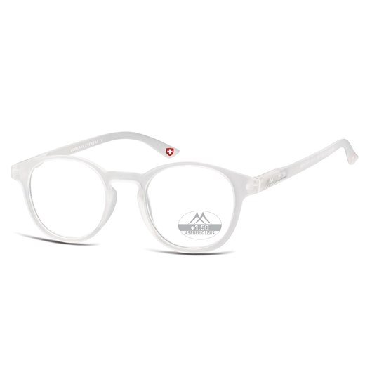 Asferyczne Okulary Lenonki do Czytania Plusy moc: +3.50 Montana MR52D ze sklepu Stylion w kategorii Okulary korekcyjne damskie - zdjęcie 185964391