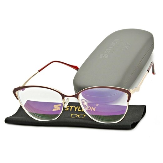 Plusy +2.00 damskie okulary do czytania korekcyjne z antyrefleksem ST317AR ze sklepu Stylion w kategorii Okulary korekcyjne damskie - zdjęcie 185964484
