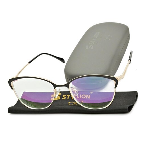 Plusy +3.00 damskie okulary do czytania korekcyjne z antyrefleksem ST317BR ze sklepu Stylion w kategorii Okulary korekcyjne damskie - zdjęcie 185964491