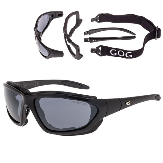 Górskie Sportowe okulary przeciwsłoneczne z polaryzacją GOG E327-1P ze sklepu Stylion w kategorii Okulary przeciwsłoneczne męskie - zdjęcie 185964543