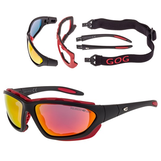 Górskie Sportowe okulary przeciwsłoneczne z polaryzacją GOG E327-2P ze sklepu Stylion w kategorii Okulary przeciwsłoneczne męskie - zdjęcie 185964544