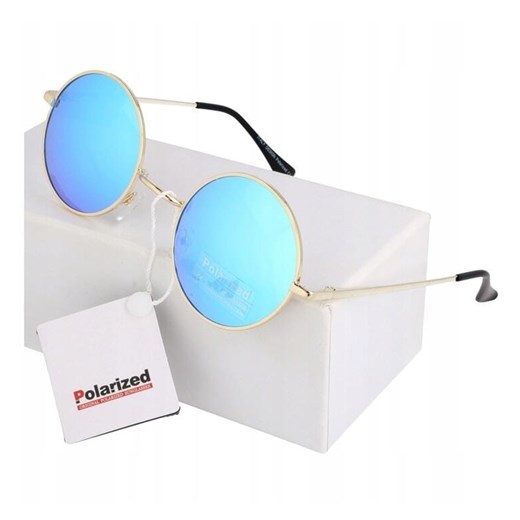 Okulary Lenonki przeciwsłoneczne polaryzacyjne okrągłe POL-3310D ze sklepu Stylion w kategorii Okulary przeciwsłoneczne damskie - zdjęcie 185964574