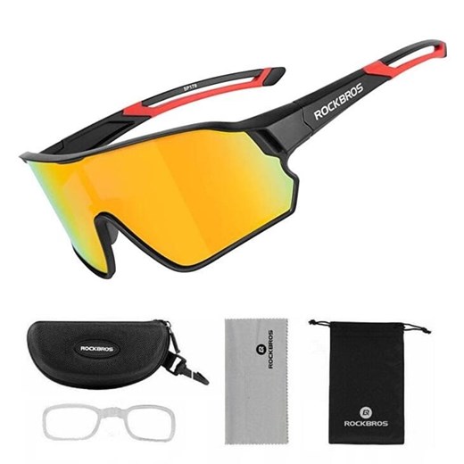 Okulary rowerowe przeciwsłoneczne z polaryzacją i ramką korekcyjną ROCKBROS 10135R ze sklepu Stylion w kategorii Okulary przeciwsłoneczne męskie - zdjęcie 185964613