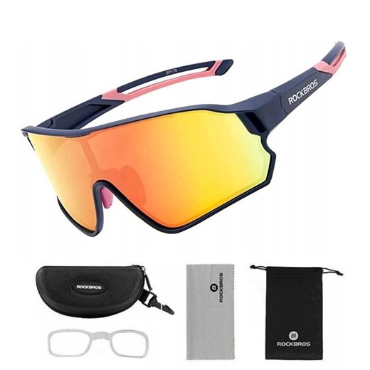 Okulary rowerowe przeciwsłoneczne z polaryzacją i ramką korekcyjną ROCKBROS 10134PL ze sklepu Stylion w kategorii Okulary przeciwsłoneczne męskie - zdjęcie 185964630